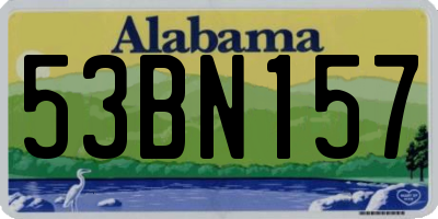 AL license plate 53BN157