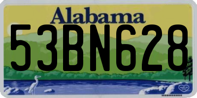 AL license plate 53BN628