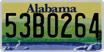 AL license plate 53BO264