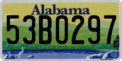 AL license plate 53BO297