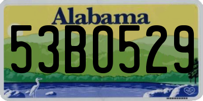 AL license plate 53BO529