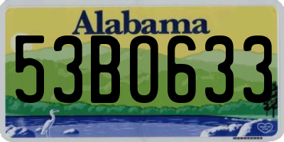 AL license plate 53BO633