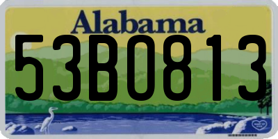AL license plate 53BO813