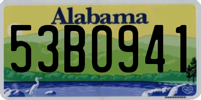 AL license plate 53BO941
