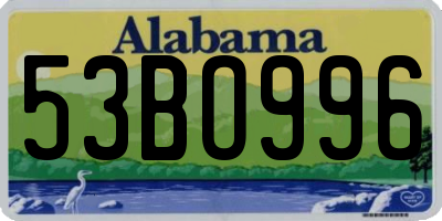 AL license plate 53BO996