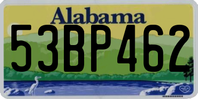 AL license plate 53BP462