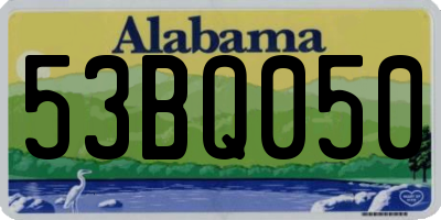 AL license plate 53BQ050