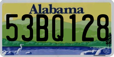 AL license plate 53BQ128