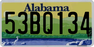AL license plate 53BQ134