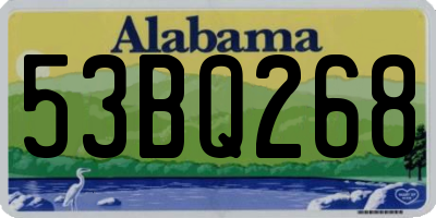 AL license plate 53BQ268