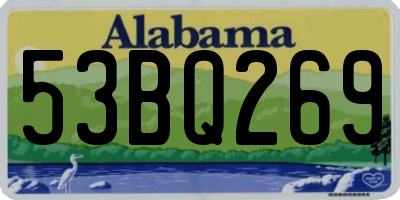 AL license plate 53BQ269