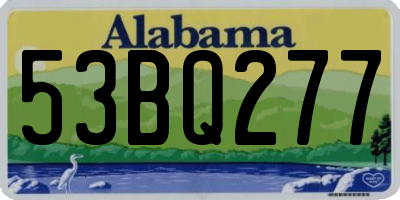 AL license plate 53BQ277