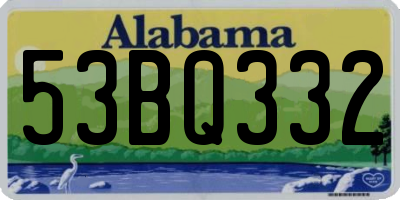 AL license plate 53BQ332