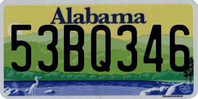 AL license plate 53BQ346