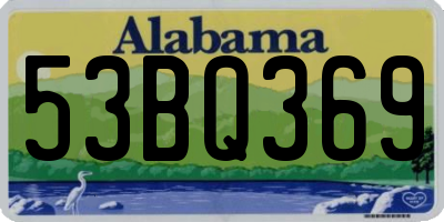 AL license plate 53BQ369