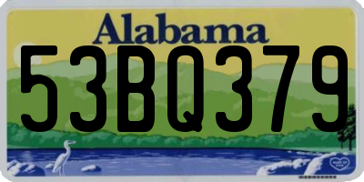 AL license plate 53BQ379
