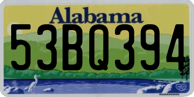 AL license plate 53BQ394
