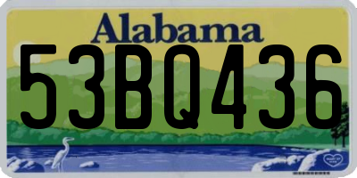 AL license plate 53BQ436