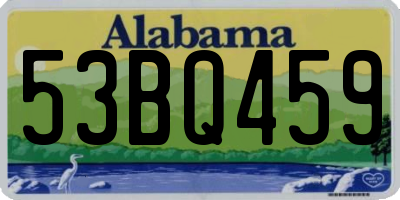 AL license plate 53BQ459
