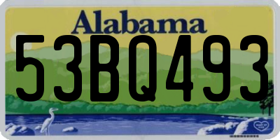AL license plate 53BQ493
