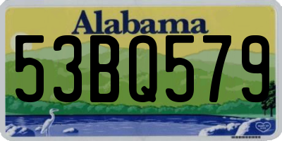 AL license plate 53BQ579