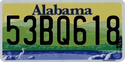 AL license plate 53BQ618