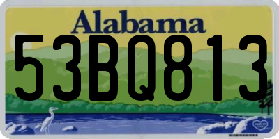 AL license plate 53BQ813