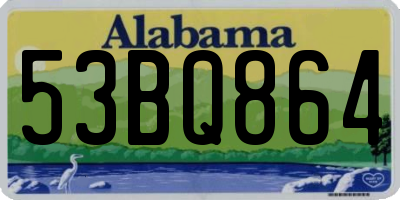 AL license plate 53BQ864