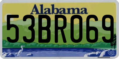 AL license plate 53BR069