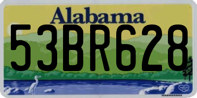 AL license plate 53BR628