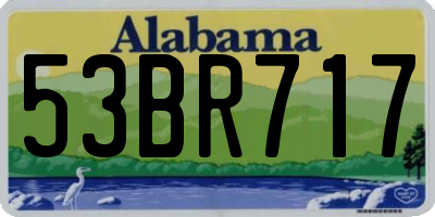 AL license plate 53BR717