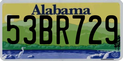 AL license plate 53BR729