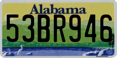 AL license plate 53BR946