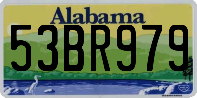 AL license plate 53BR979