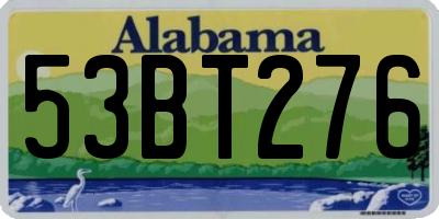 AL license plate 53BT276