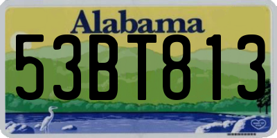 AL license plate 53BT813