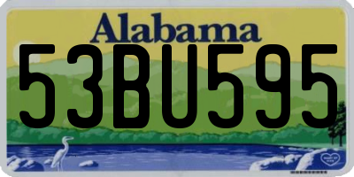 AL license plate 53BU595