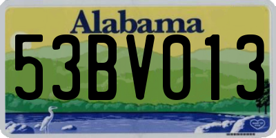 AL license plate 53BV013