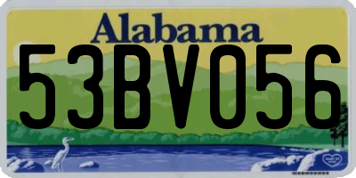 AL license plate 53BV056