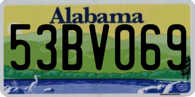 AL license plate 53BV069