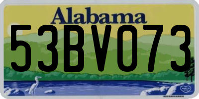 AL license plate 53BV073