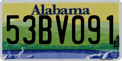 AL license plate 53BV091