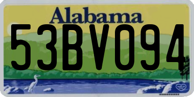 AL license plate 53BV094