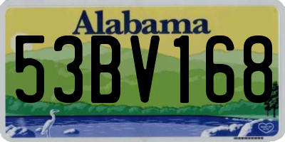 AL license plate 53BV168