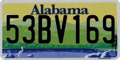 AL license plate 53BV169