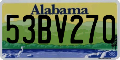 AL license plate 53BV270