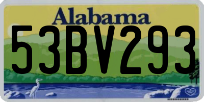 AL license plate 53BV293