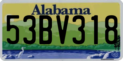 AL license plate 53BV318