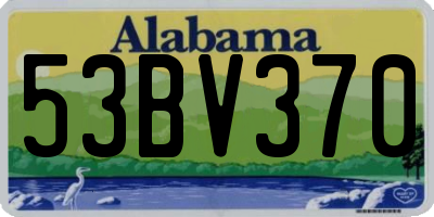 AL license plate 53BV370