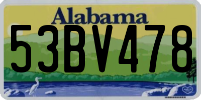 AL license plate 53BV478